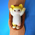Yellow Cradle Cat Taba Squishy Toy Cute Animal Squishy