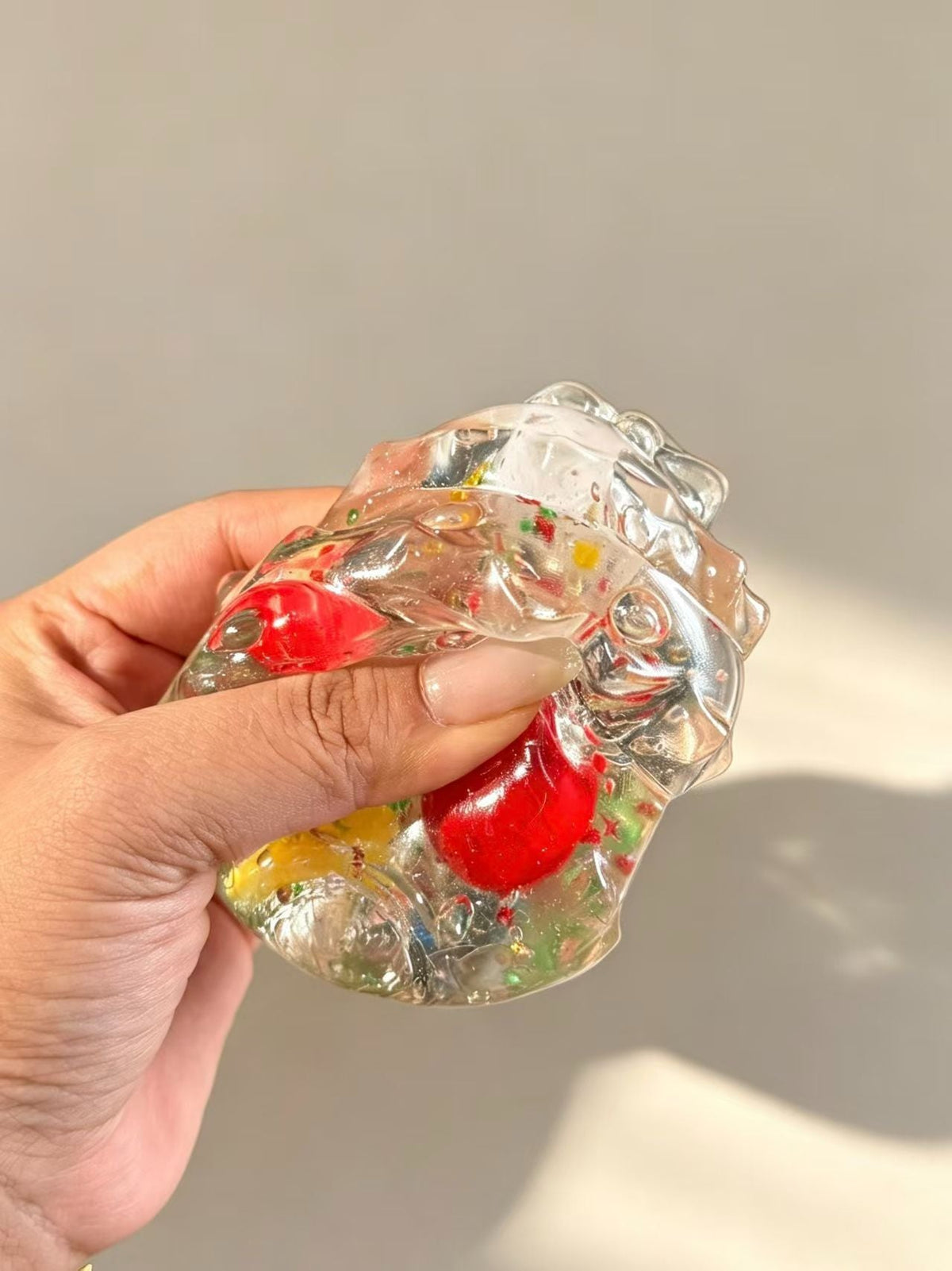 Strawberry Christmas Tree Stress Relief Ball Strawberry Squishy Sensory Fidget Toy Kawaii Squeeze Toy ASMR Novelty Gift Squishyverse