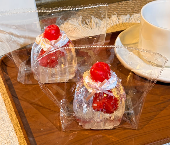 Strawberry Jelly Taba Squishy Toy Kawaii Fruit Sensory Squishy