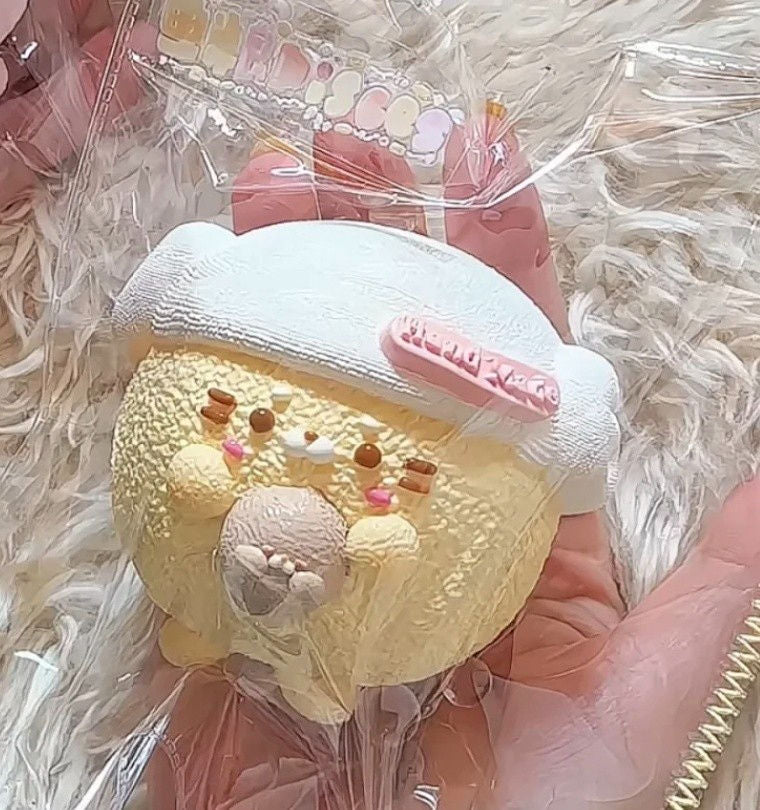 Yellow Hot Spring Seal Taba Squishy Toy Cute Relaxing Squishy