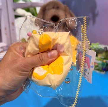 L177-Long Ear Bunny Milk Cake Taba Squishy Toy Cute Rabbit Dessert Squishy