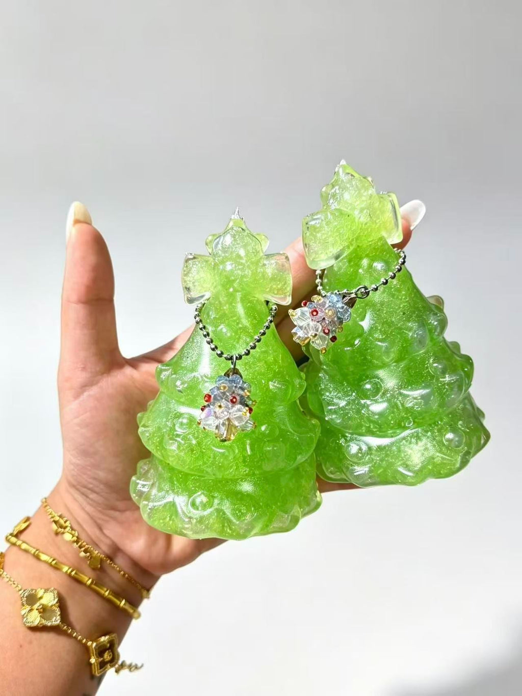 Smoothie Slushy Christmas Tree Stress Relief Ball Squishy Sensory Fidget Toy Kawaii ASMR Squeeze Toy Christmas Gift Squishyverse