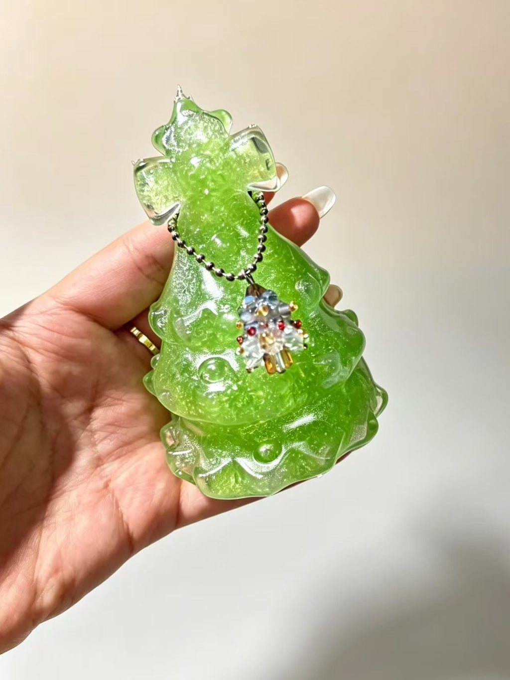 Smoothie Slushy Christmas Tree Stress Relief Ball Squishy Sensory Fidget Toy Kawaii ASMR Squeeze Toy Christmas Gift Squishyverse