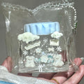 Snowflake Bear Glitter Jar Taba Squishy Toy Cute Winter Squishy
