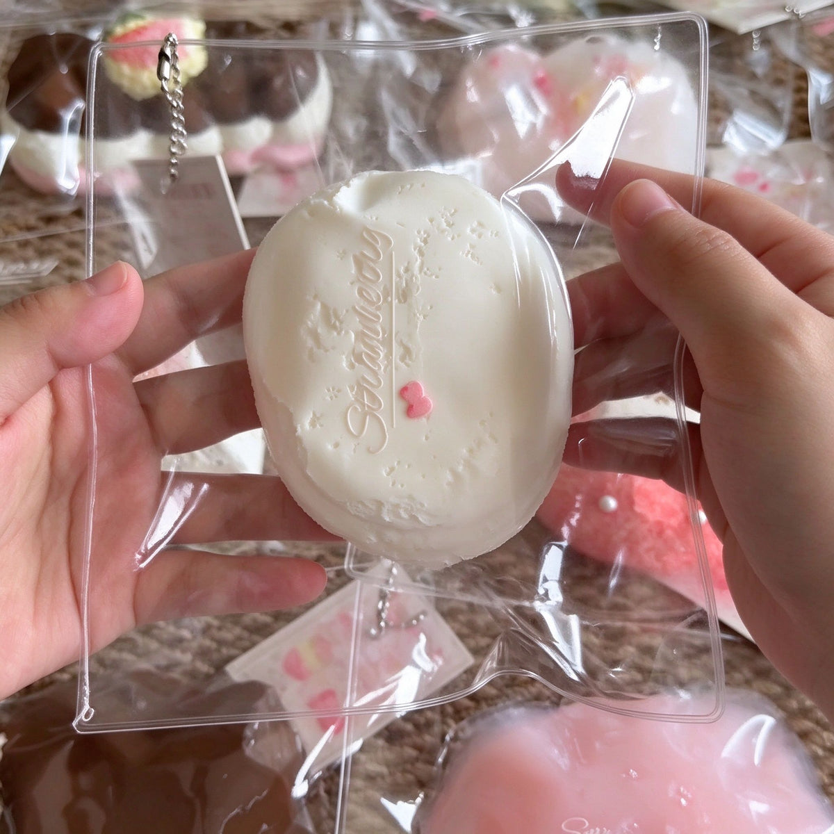 Stacked Rice Cake Taba Squishy Mochi Squishy Stress Relief ASMR Toy