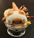 Siamese Cat Tiramisu Ice Cream Cup Taba Squishy Toy Cute Dessert Squishy