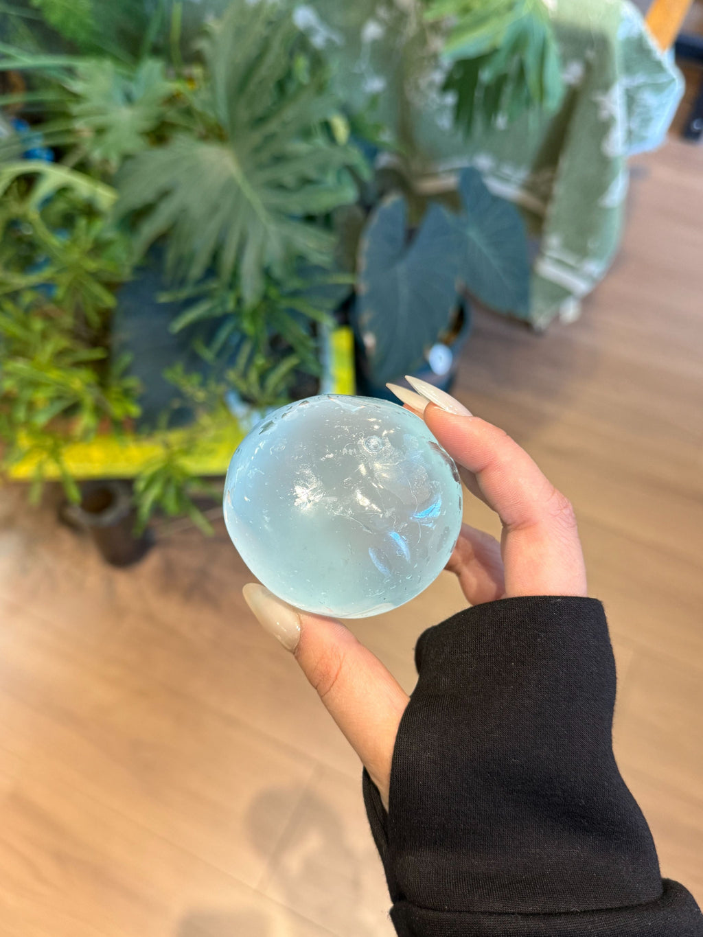 Ocean Blue Coconut Oil Stress Relief Ball Handmade Squishy Toy Slow Rising Fidget Toy Sensory Squeeze Toy Cute Desk Toy Squishyverse