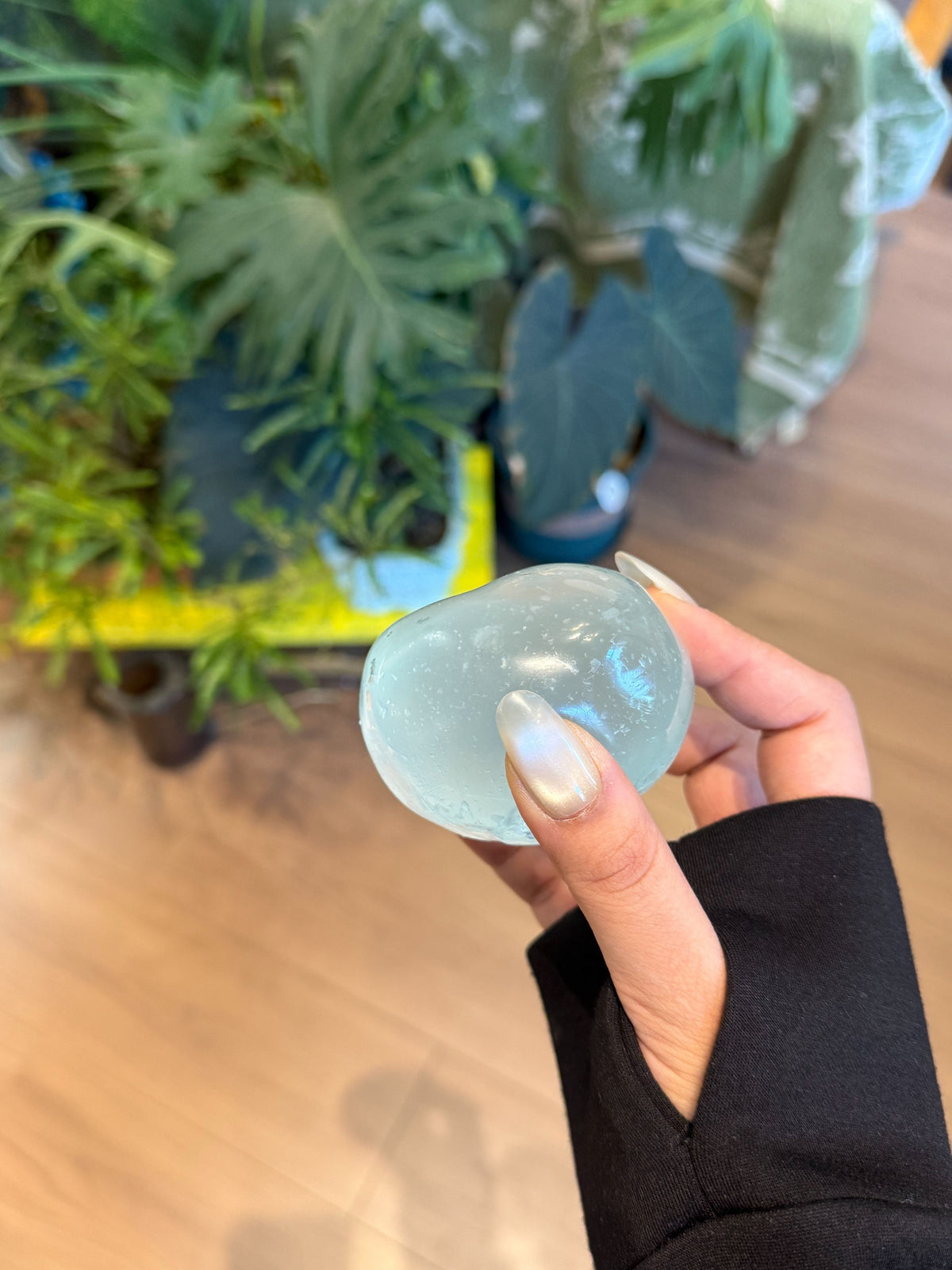 Ocean Blue Coconut Oil Stress Relief Ball Handmade Squishy Toy Slow Rising Fidget Toy Sensory Squeeze Toy Cute Desk Toy Squishyverse