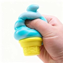 Random Color Ice Cream Tpr Toy Kawaii Dessert Sensory Toy Fidget Toy ASMR Squeeze Toy Happy Fun Park