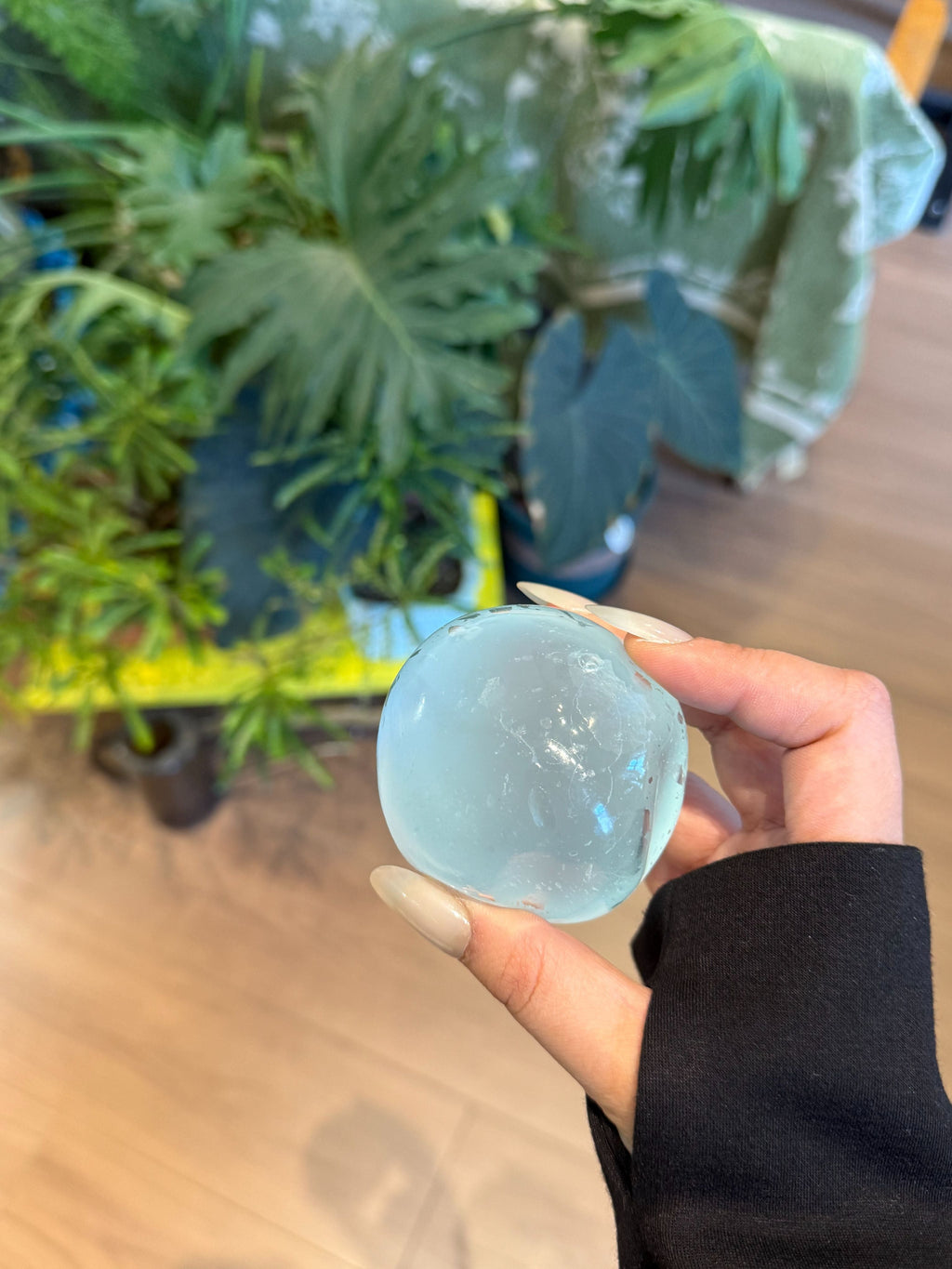 Ocean Blue Coconut Oil Stress Relief Ball Handmade Squishy Toy Slow Rising Fidget Toy Sensory Squeeze Toy Cute Desk Toy Squishyverse