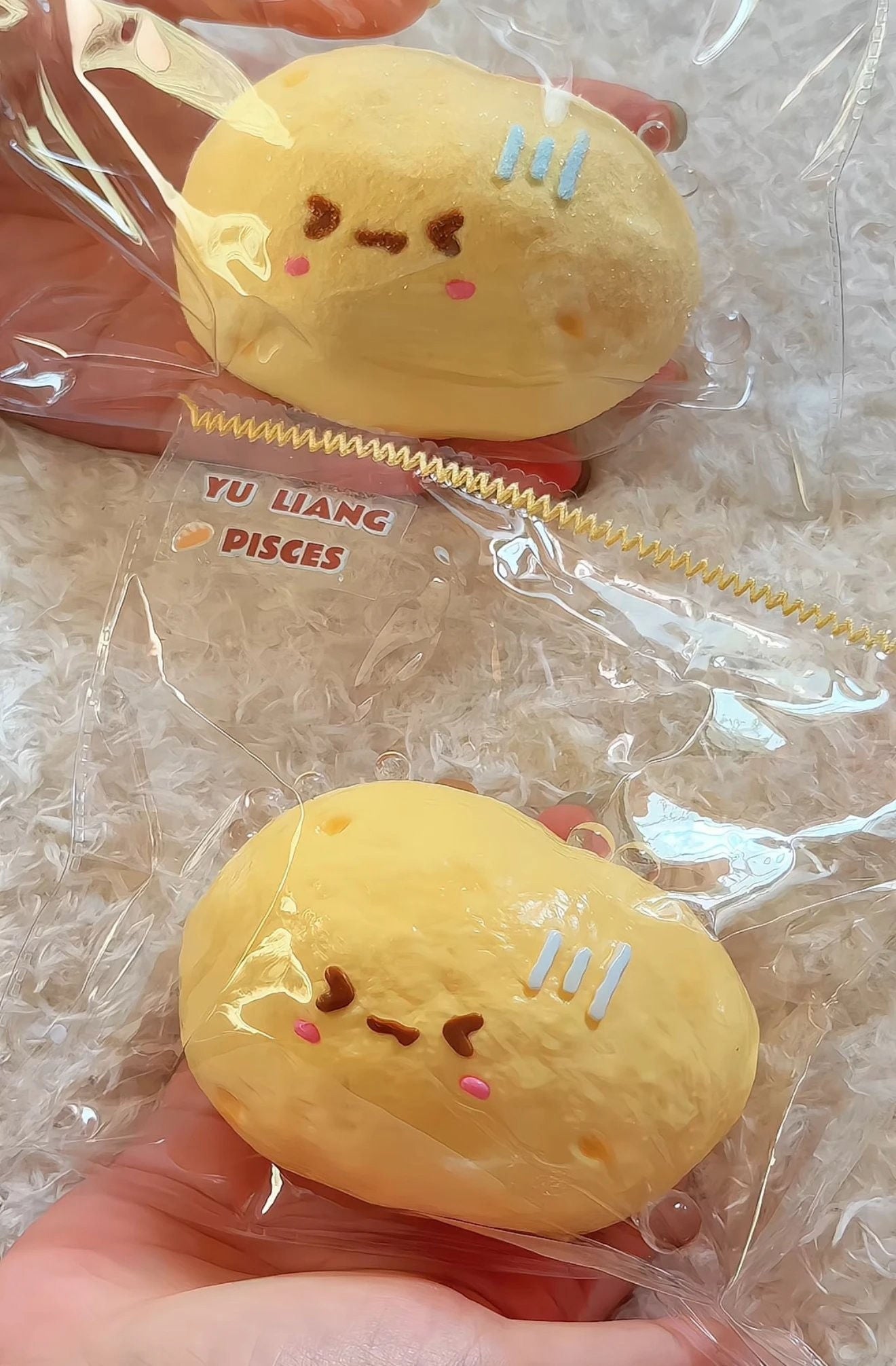 Fuzzy Potato Baby Taba Squishy Toy Cute Character Squishy