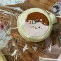 Cute Face Coffee Cup Taba Squishy Toy Kawaii Cafe Squishy