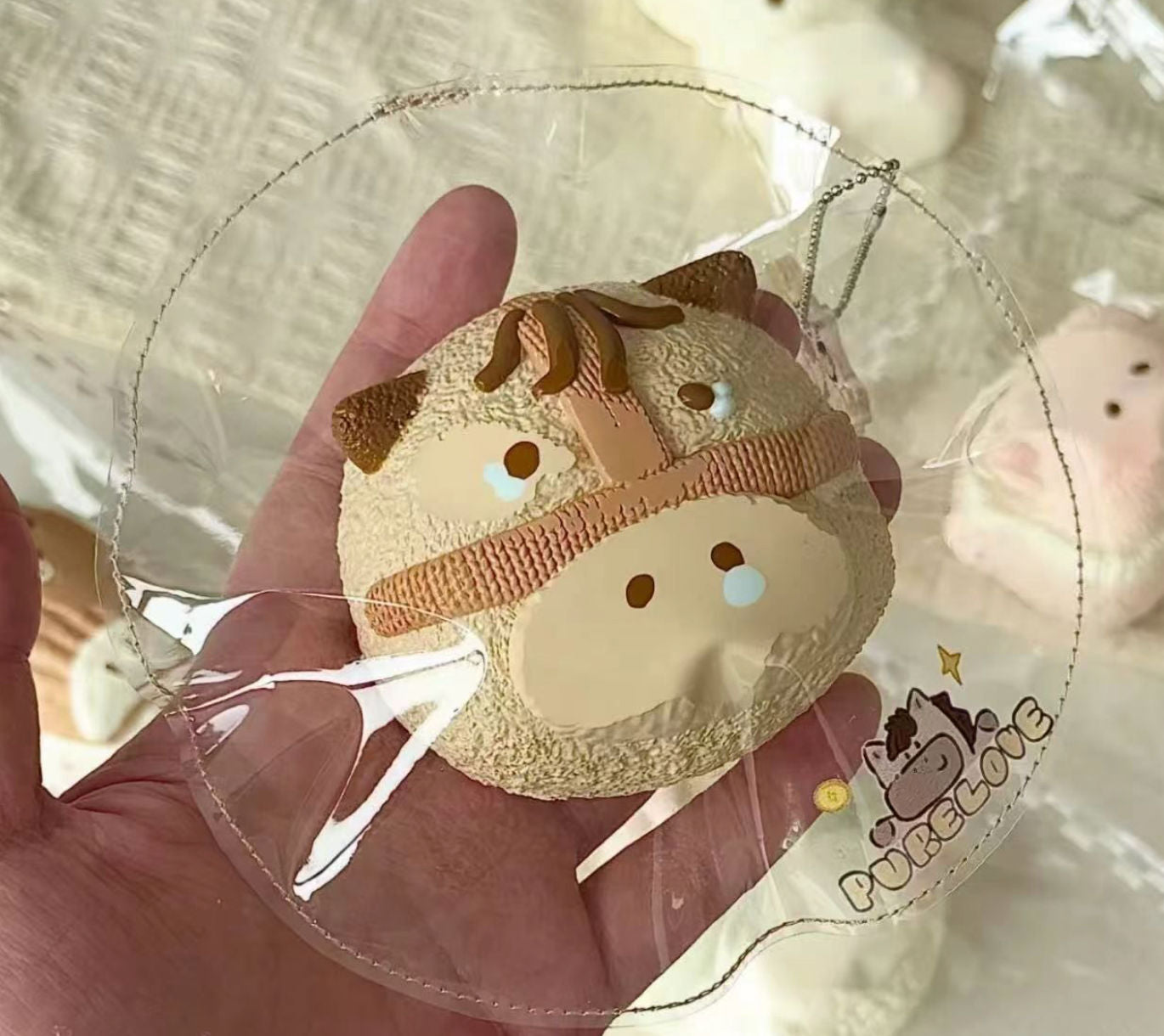 Pony Bun Taba Squishy Toy Cute Bread Squishy