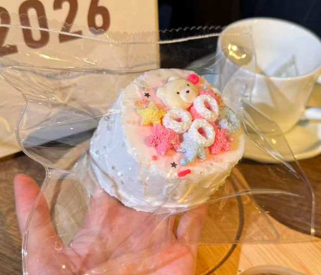 Bear Frosted Cake Taba Squishy Toy Kawaii Dessert Squishy