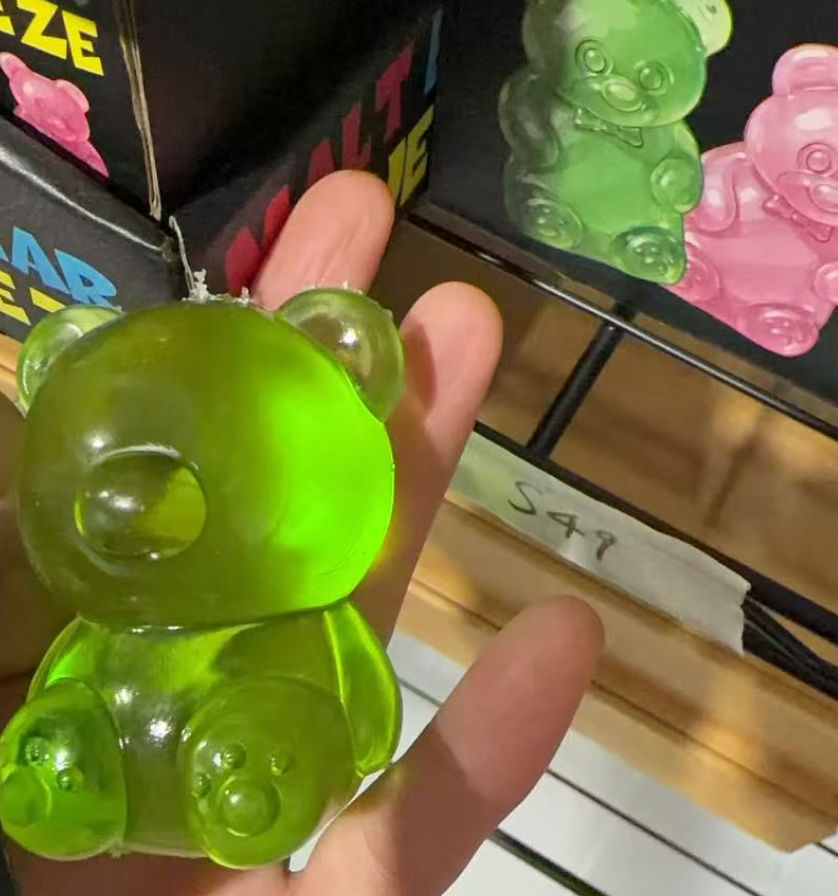 S49 random c-Maltose Bear Random Color Stress Relief Ball Cute Squishy Sensory Squeeze Toy