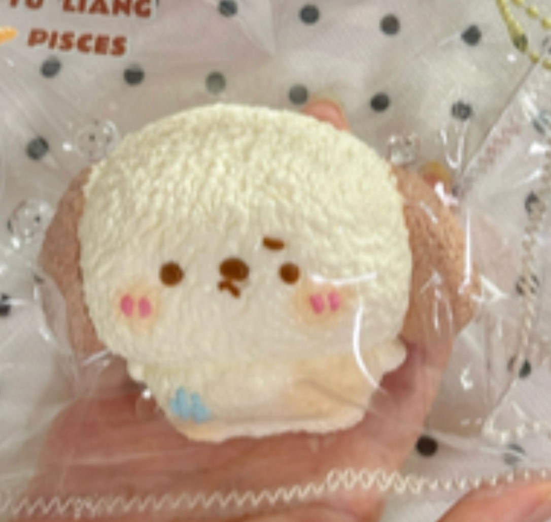 Flat Puppy Taba Squishy Toy Cute Dog Slow Rising Squishy