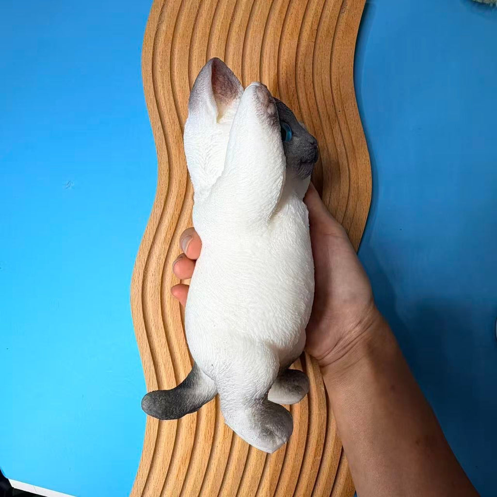 Siamese Cradle Cat Taba Squishy Toy Cute Cat Slow Rising Squishy