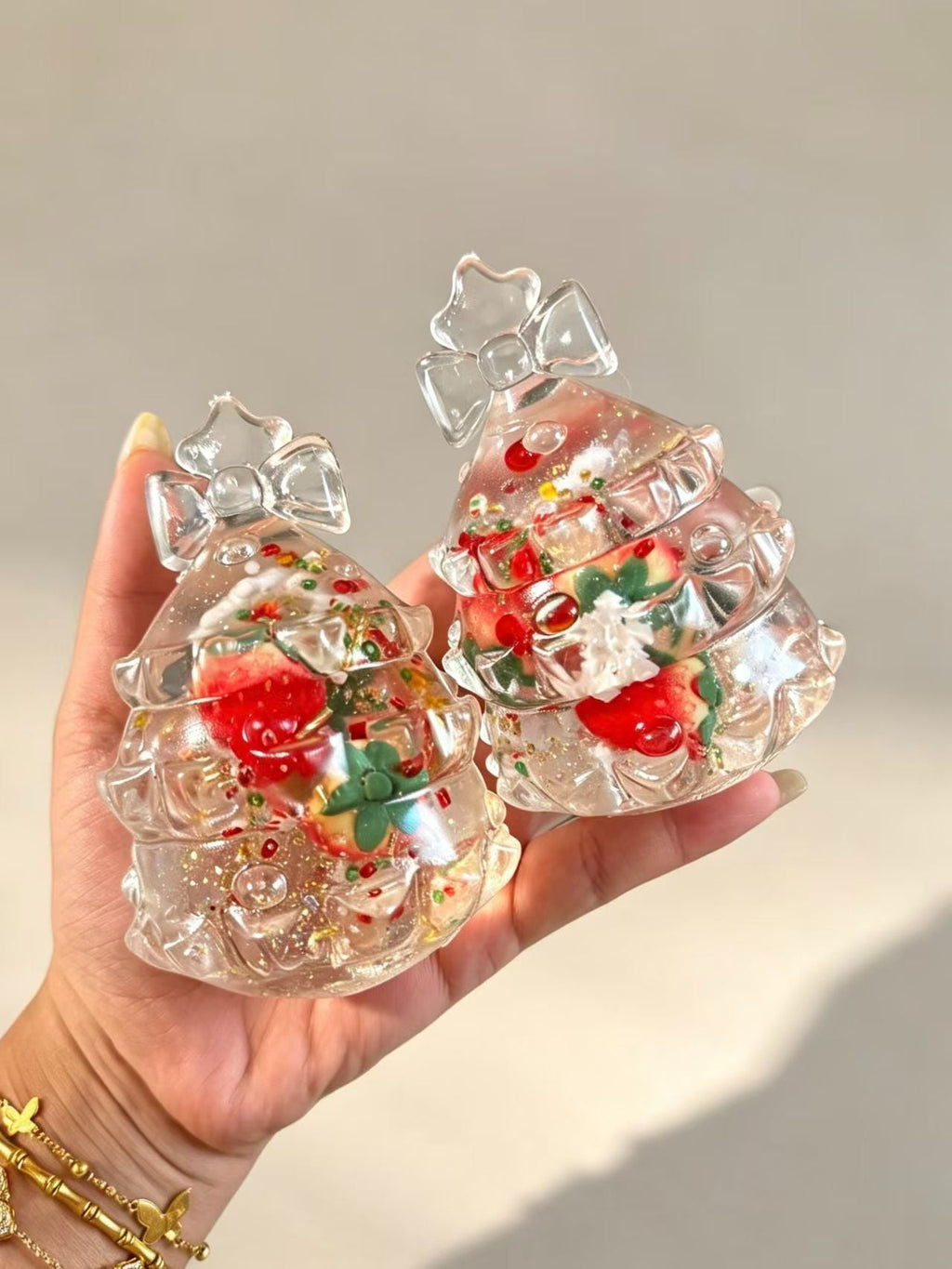 Strawberry Christmas Tree Stress Relief Ball Strawberry Squishy Sensory Fidget Toy Kawaii Squeeze Toy ASMR Novelty Gift Squishyverse
