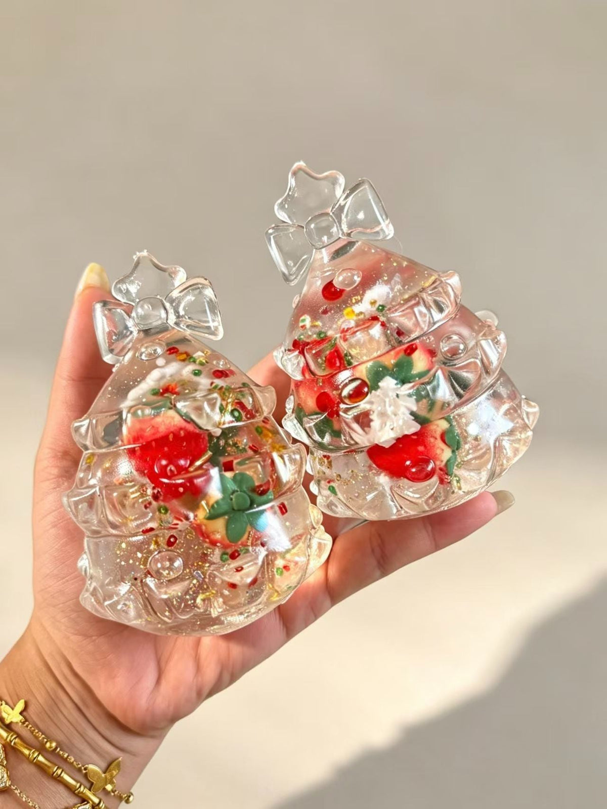 Strawberry Christmas Tree Stress Relief Ball Strawberry Squishy Sensory Fidget Toy Kawaii Squeeze Toy ASMR Novelty Gift Squishyverse