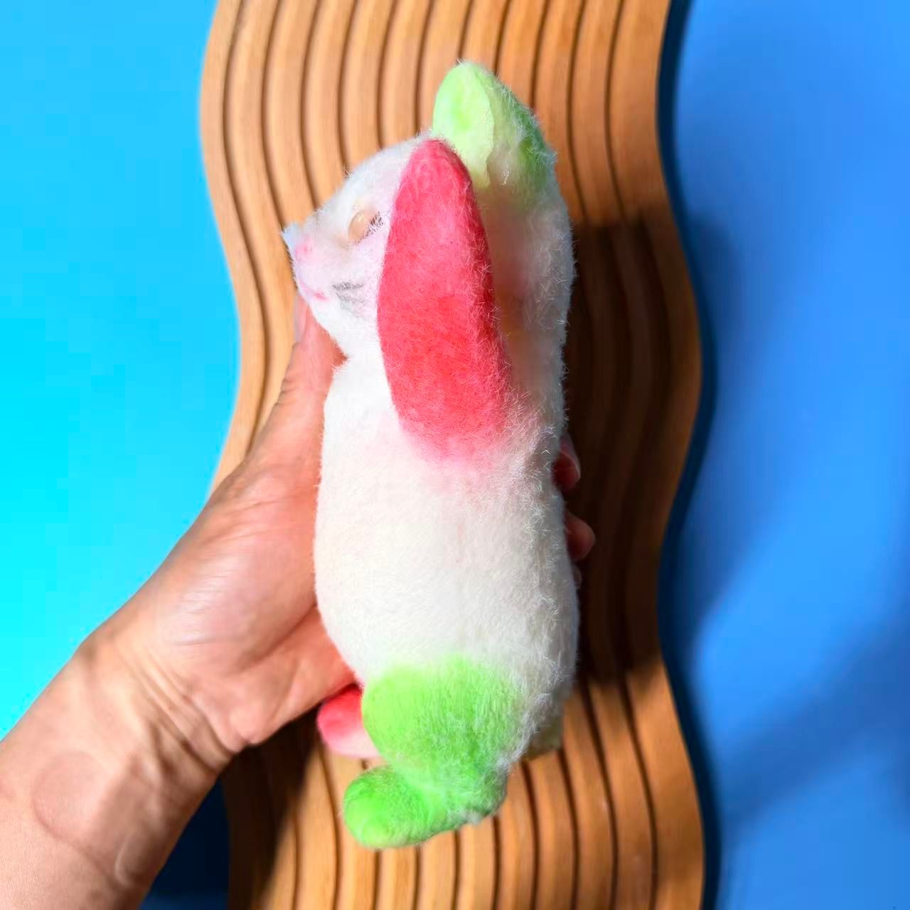 Rainbow Cradle Cat Taba Squishy Toy Colorful Kawaii Cat Squishy