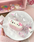 Hello Kitty Milk Stick Taba Squishy Toy Kawaii Candy Squishy