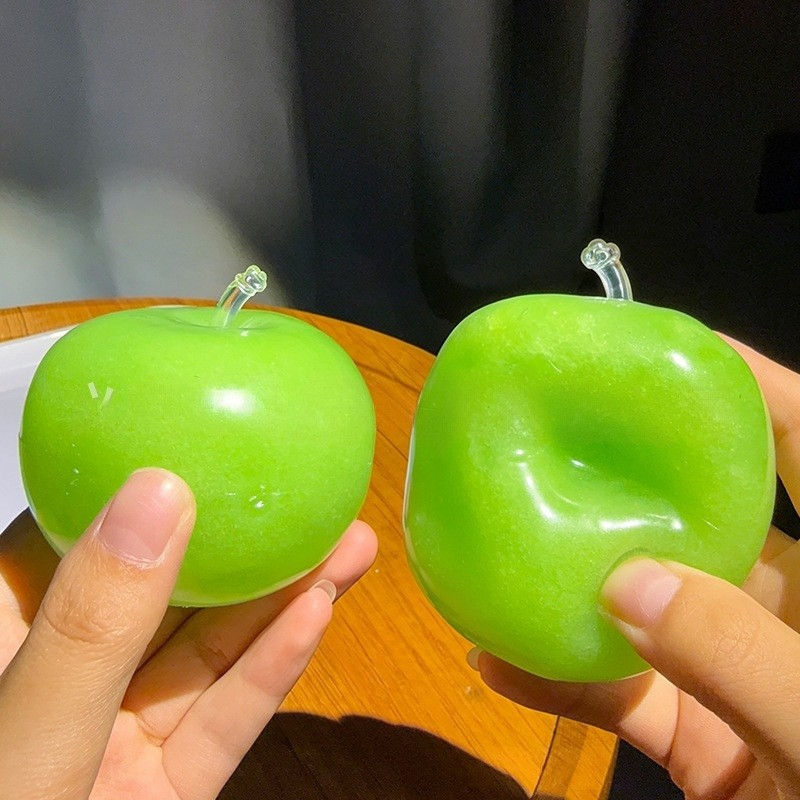 Giant Apple Smoothie Stress Relief Ball ASMR Toy Stress Relief Ball Happy Fun Park