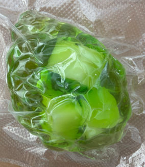S14-Green Apple Stress Relief Ball Fruit Toy Cute Sensory Fidget Toy Kawaii Gift