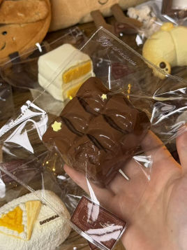 Star Chocolate Taba Squishy Toy Cute Candy Squishy
