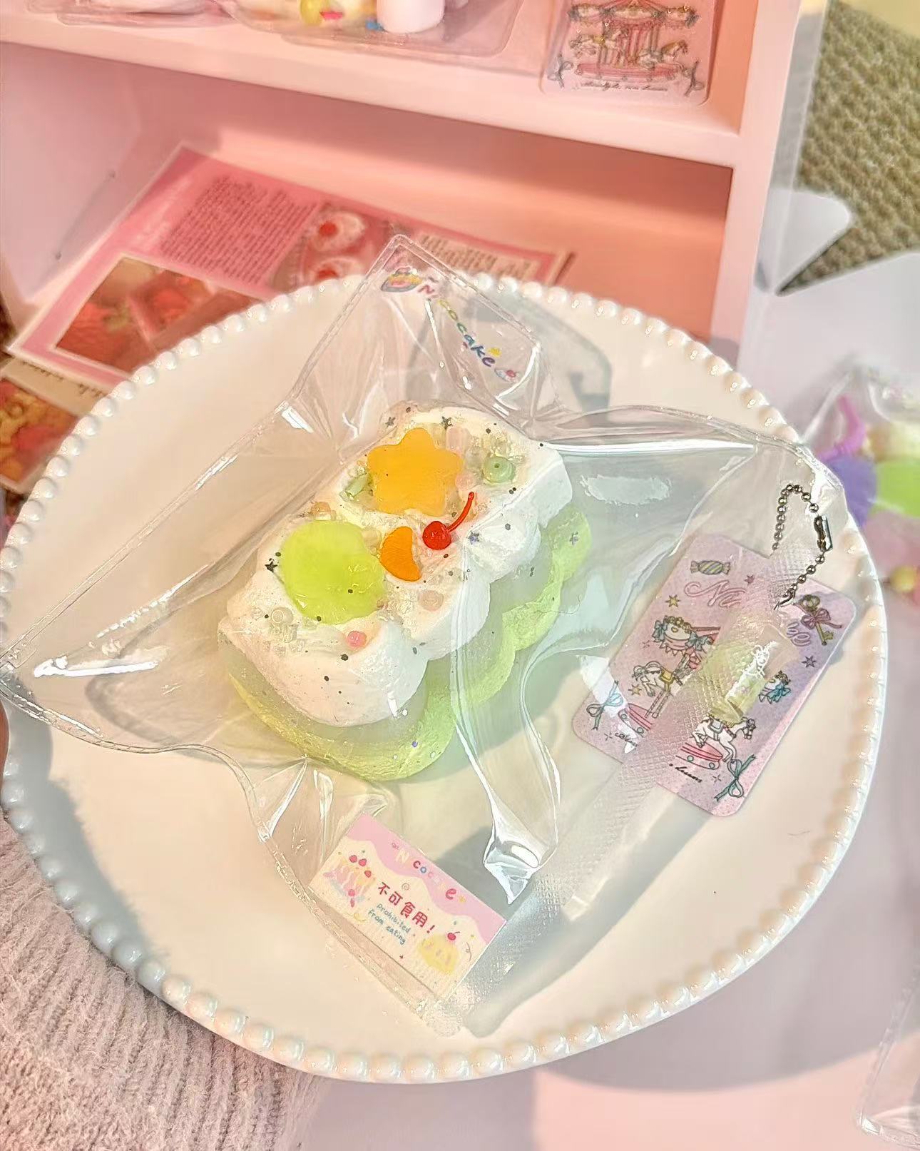 Melon Cream Stick Taba Squishy Toy Cute Bakery Squishy
