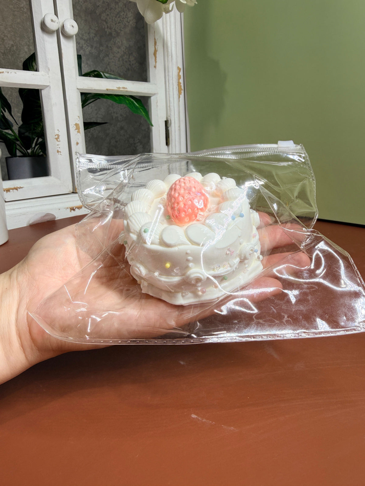 Strawberry Cake Taba Squishy Kawaii Food Squishy Stress Relief Toy