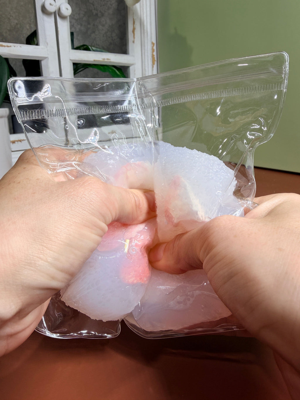 Coconut Oil Strawberry Cake Taba Squishy Food Squishy ASMR Toy