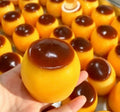 Caramel Pudding Crunchy Brick Filled Sensory Fidget Toy Stress Relief Ball Happy Fun Park