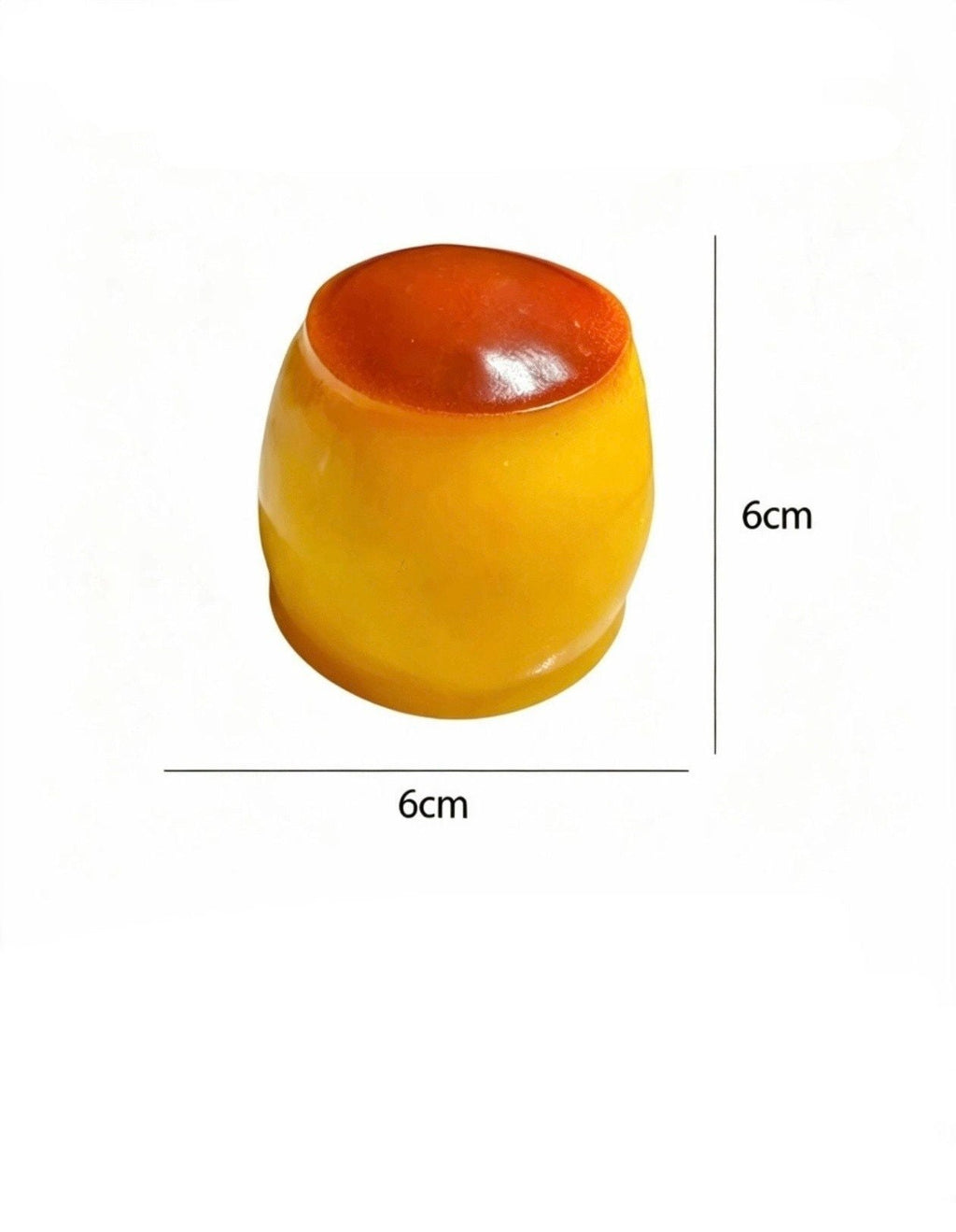 Caramel Pudding Crunchy Brick Filled Sensory Fidget Toy Stress Relief Ball Happy Fun Park