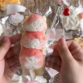 Strawberry Milk Skin Mochi Taba Squishy Soft Sensory Fidget Toy