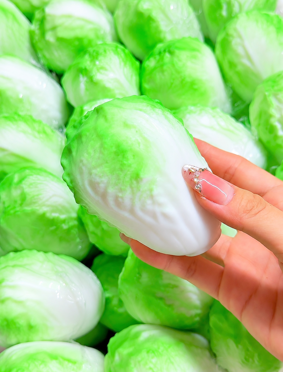 Crunchy Napa Stress Relief Ball Squishy Toy Handmade