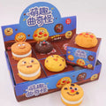 L426-Slow Rising Cookie Cookie Shaped Squishy Sensory Fidget Toy Soft Squeeze Toy ASMR Stress Reliever