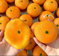 S2-Orange Stress Relief Ball Fruit Toy Cute Sensory Fidget Toy Kawaii Gift