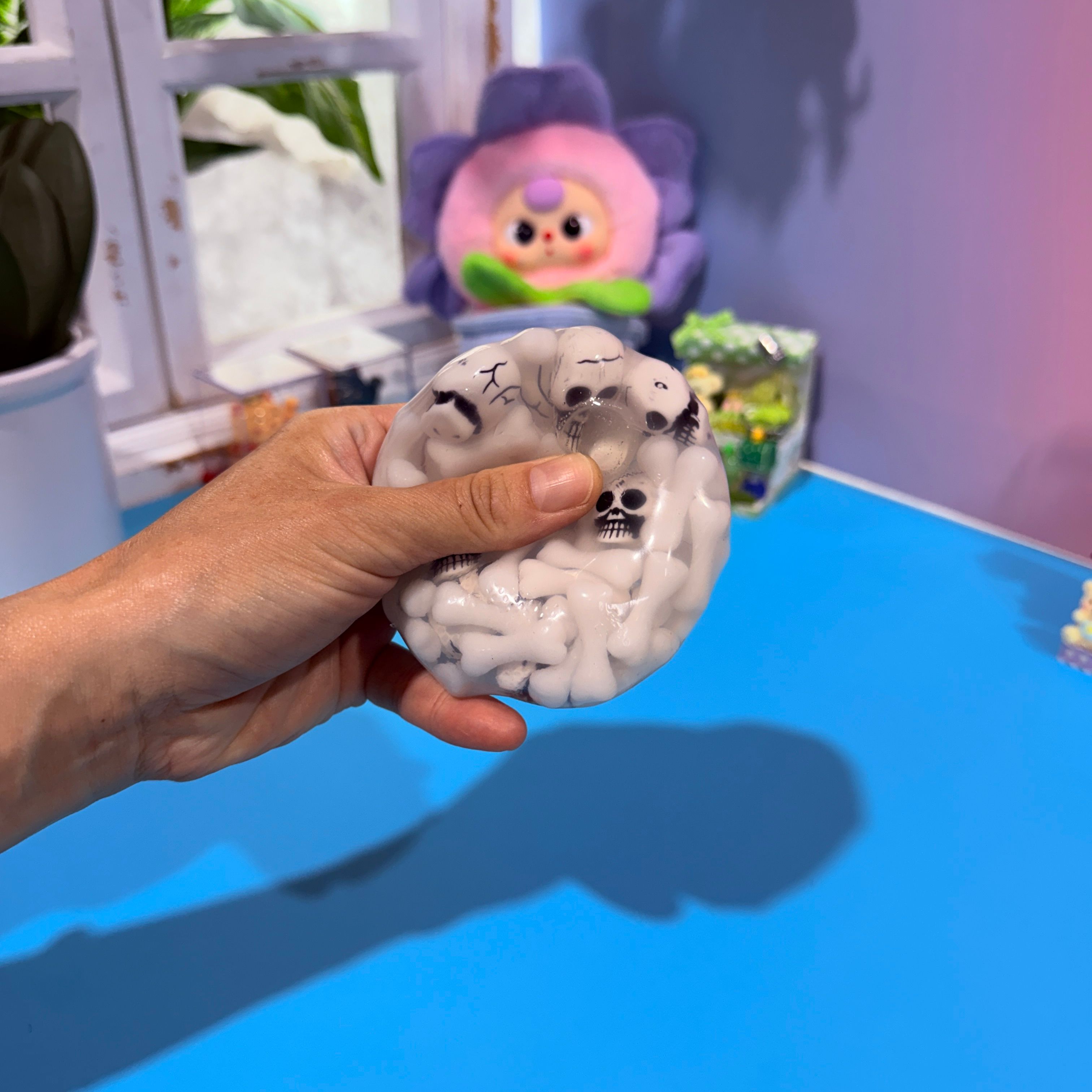 Ghost Handmade Ball Stress Ball Toy Spooky Kawaii Sensory Squishy
