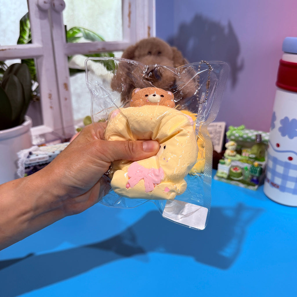 Two Little Bears Taba Squishy Toy Cute Bear Kawaii Squishy