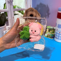 Yuzu Leaf Pig Taba Squishy Toy Cute Pig Fruit Squishy