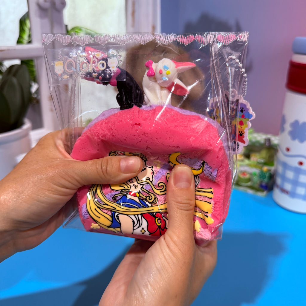 Sailor Moon Toast Taba Squishy Toy Kawaii Character Bakery Squishy