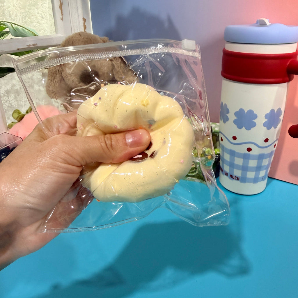 Paw Print Mini Cookie Taba Squishy Toy Cute Animal Food Squishy