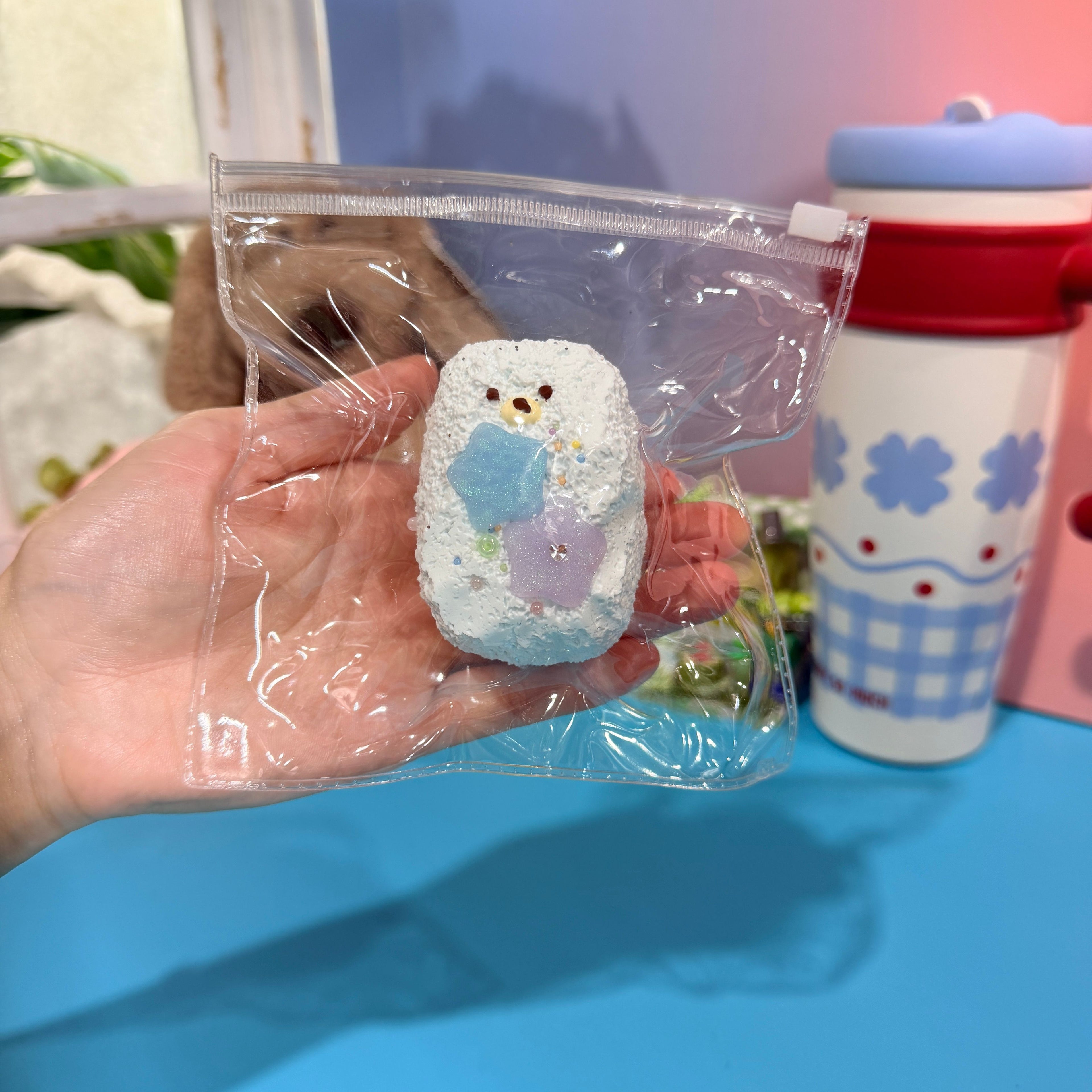 Star Mini Toast Taba Squishy Toy Kawaii Bakery Squishy