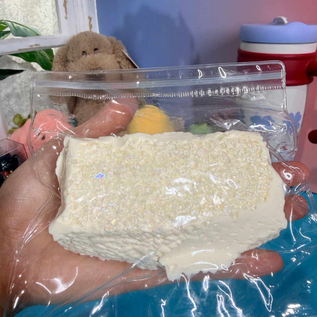 Yellow Shaved Ice Rice Ball Taba Squishy Toy Cute Food Squishy