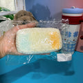 Rainbow Shaved Ice Taba Squishy Toy Colorful Summer Squishy