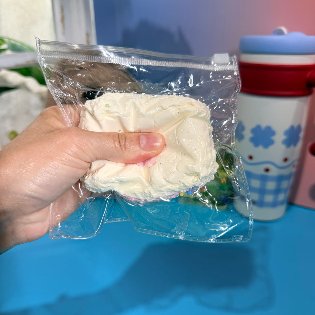 Vanilla Cream Stick Taba Squishy Toy Soft Dessert Squishy