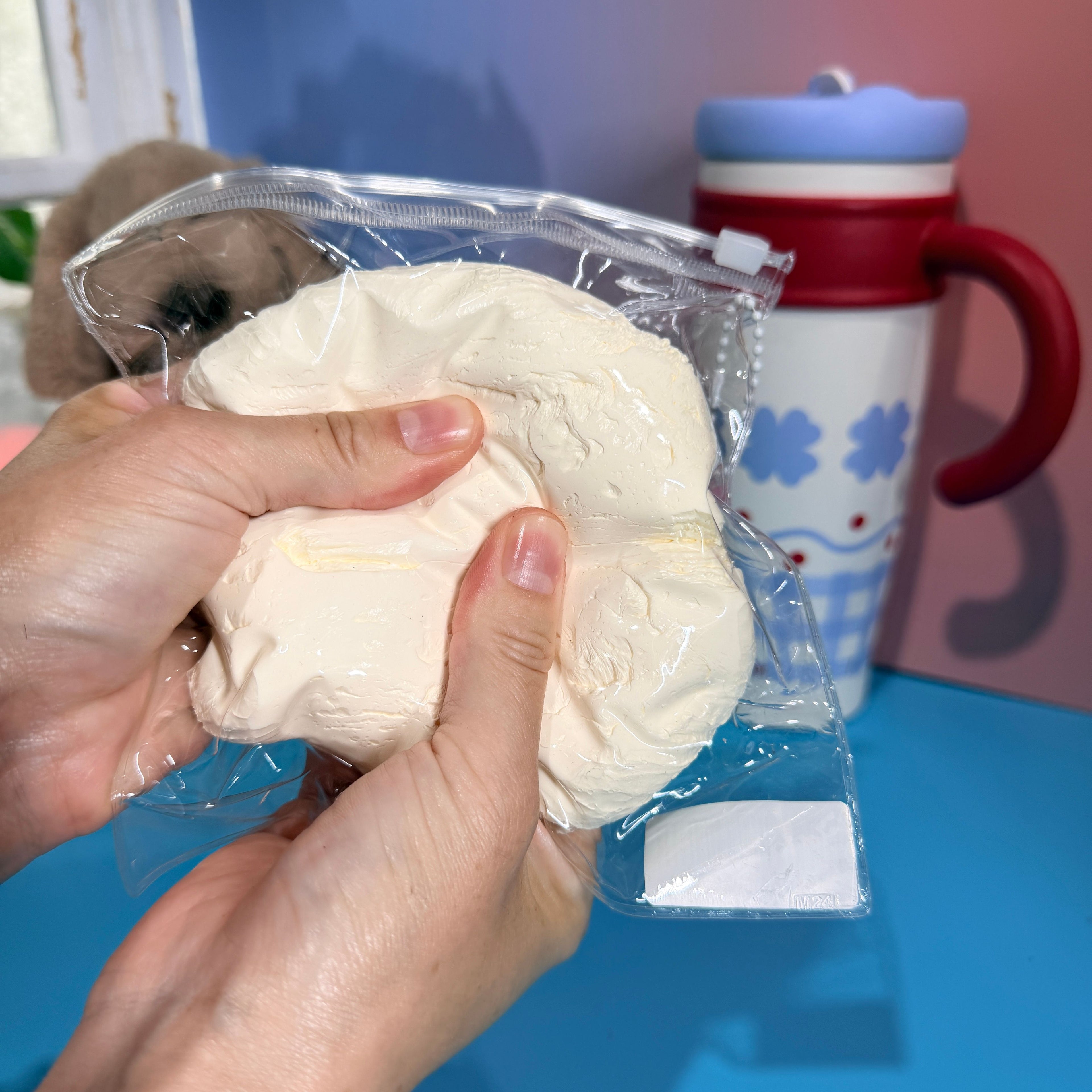 Steamed Bun Taba Squishy Toy Soft Bread Slow Rising Squishy
