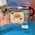 Hazelnut Chocolate Puppy Milk Cake Taba Squishy Toy Cute Dessert Squishy