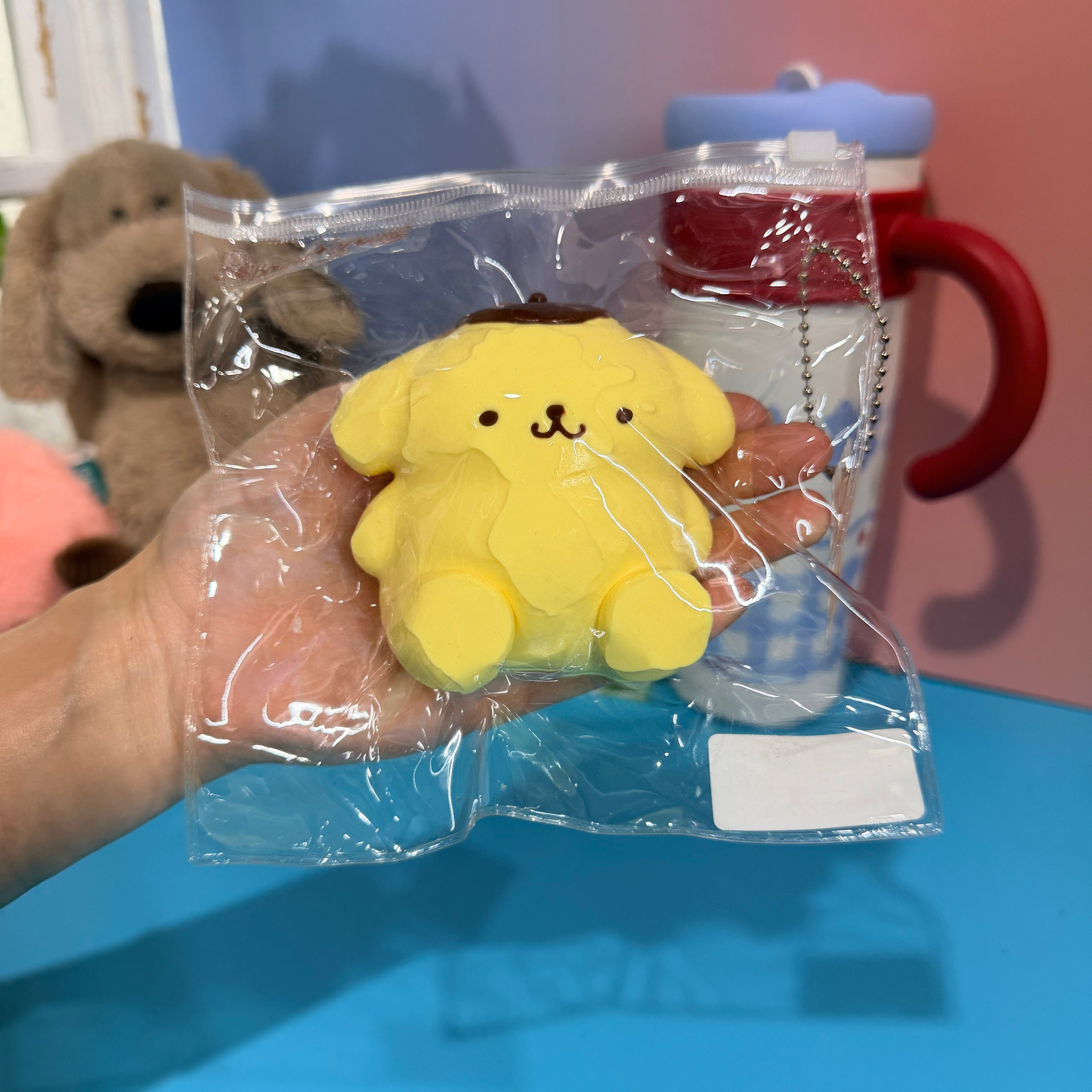 Pompompurin Taba Squishy Toy Cute Sanrio Character Squishy