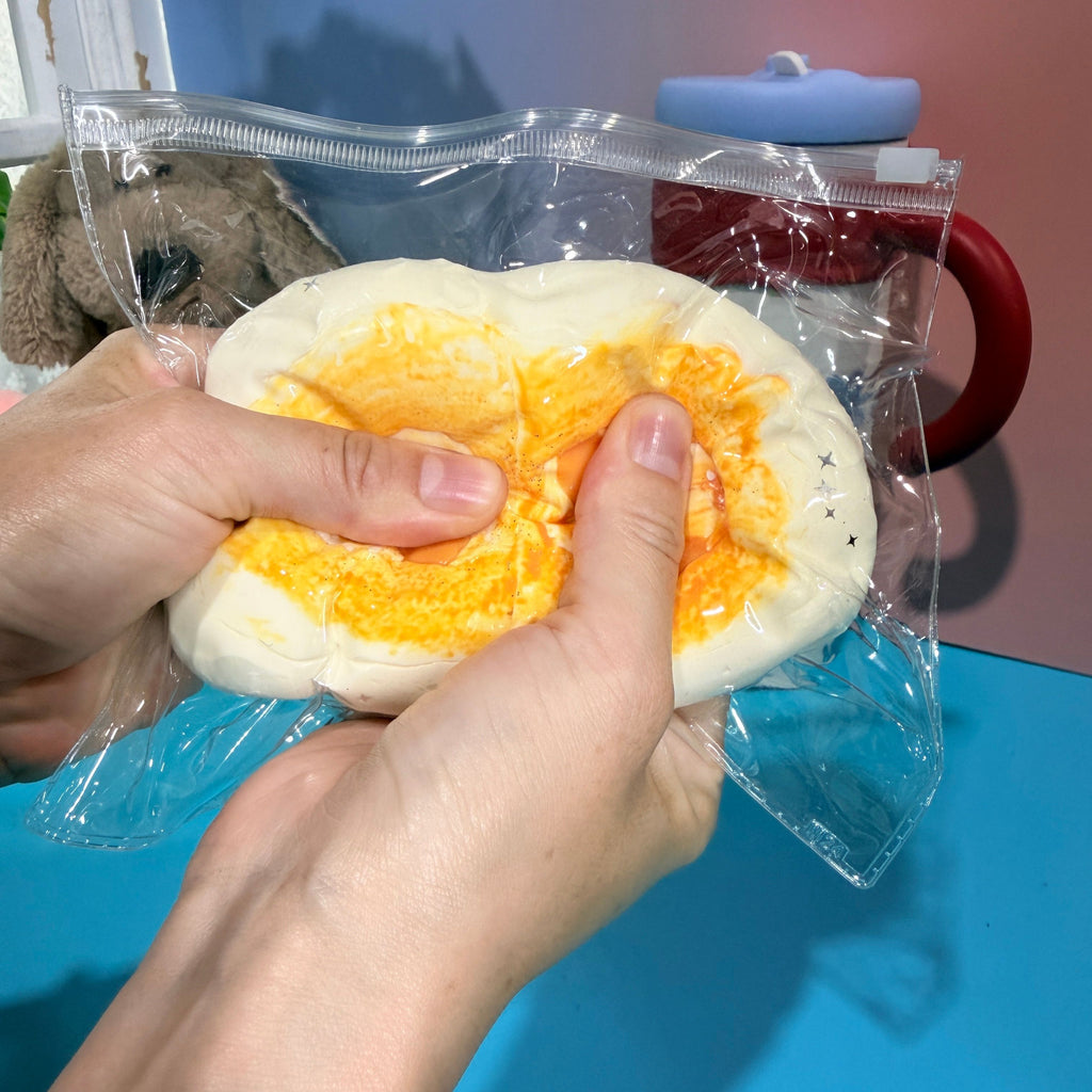Charcoal Grilled Double Swiss Roll Taba Squishy Toy Bakery Squishy